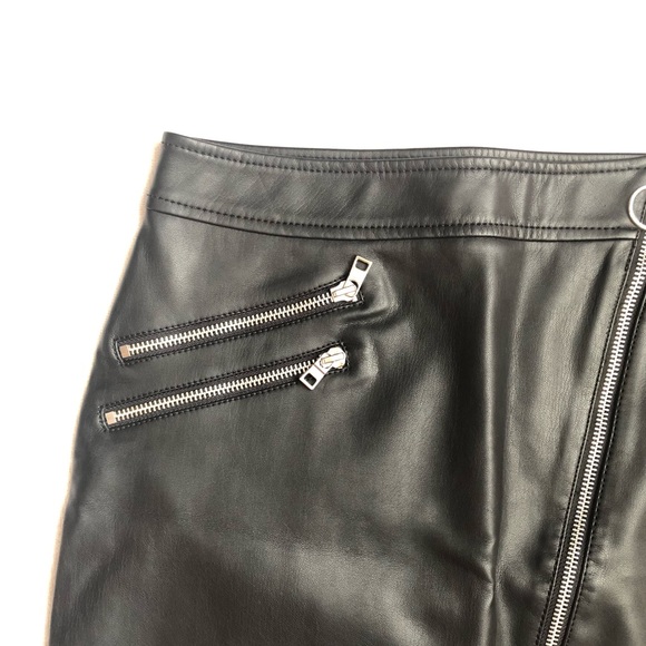 Express Faux Leather Mini Skirt - Picture 2 of 8